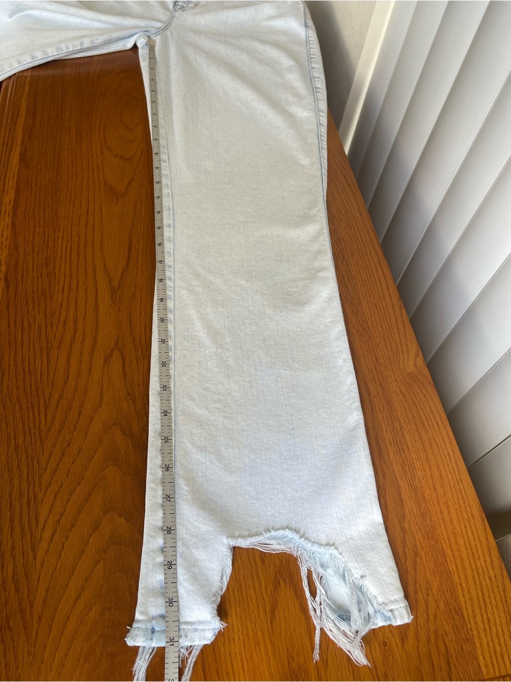 L’AGENCE Harmon High Waist Slim Raw Hem Jeans Electra Wash Size 27 - Picture 9 of 16